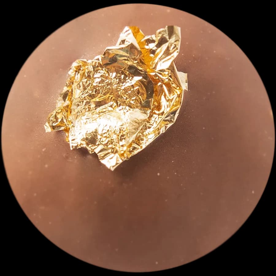 Dark & Gold — Dark chocolate, gold leaf